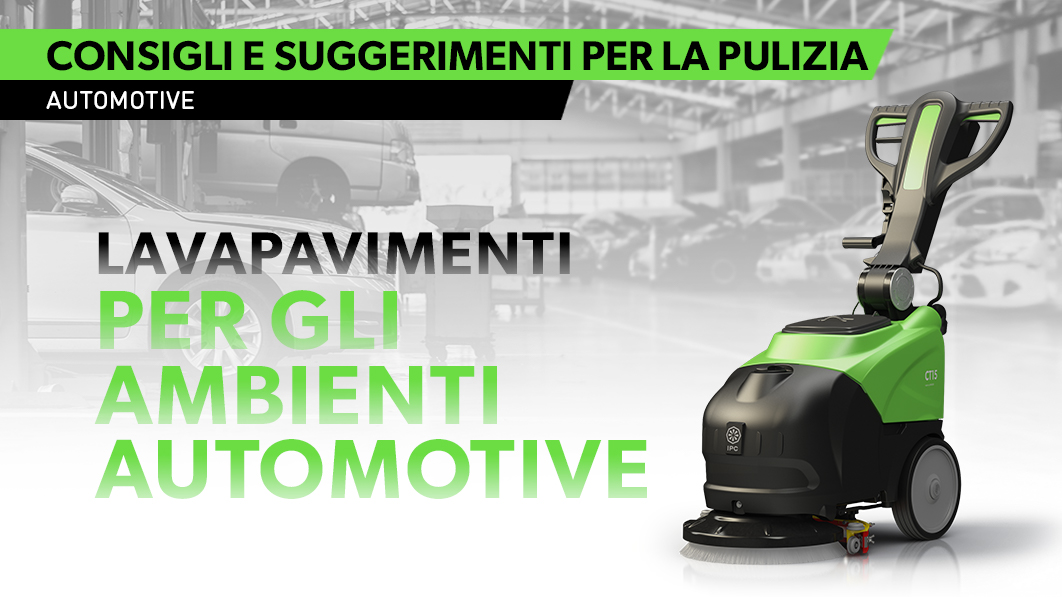 Come pulire un officina con la lavapavimenti