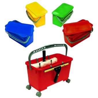 Microfiber Mopping System Pre-Treat Buckets