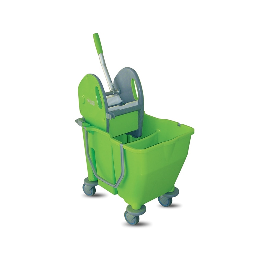 Microfiber Mopping System, Dual Mop Bucket