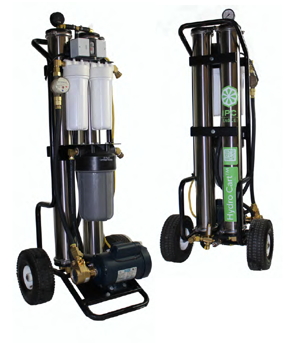 HYDRO CART W/ELECTRIC HYDRO PUMP MODULE, 100&#39; HOSE, TDS