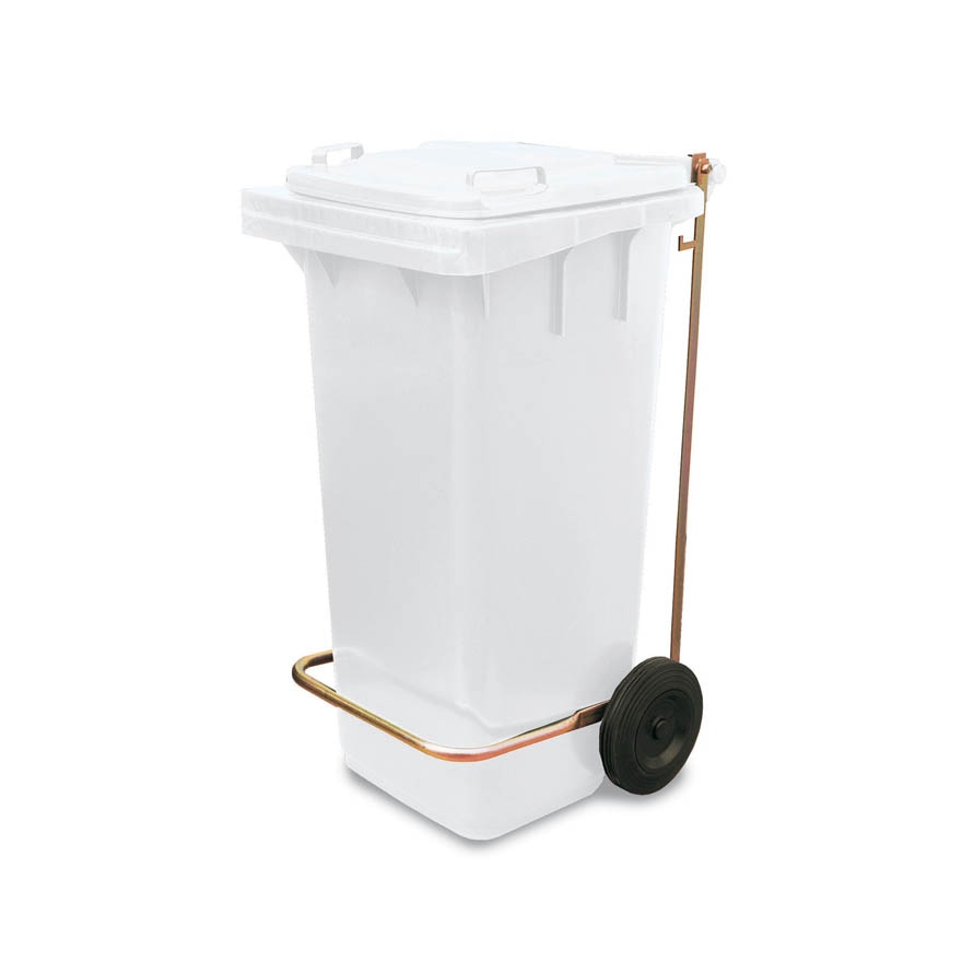 Pedal Dust Bin with wheels & Lid-120L