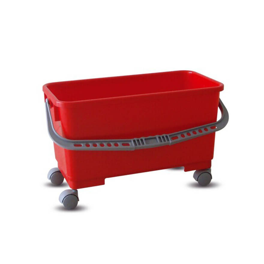 Bucket with wheels