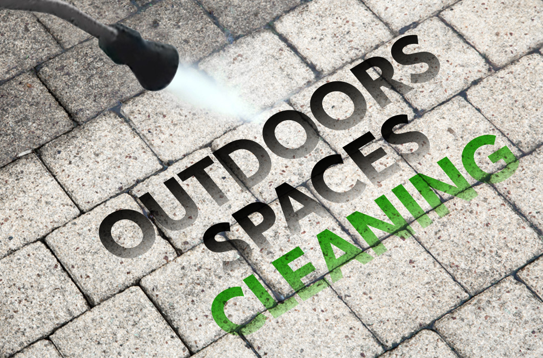 Outdoors space cleaning