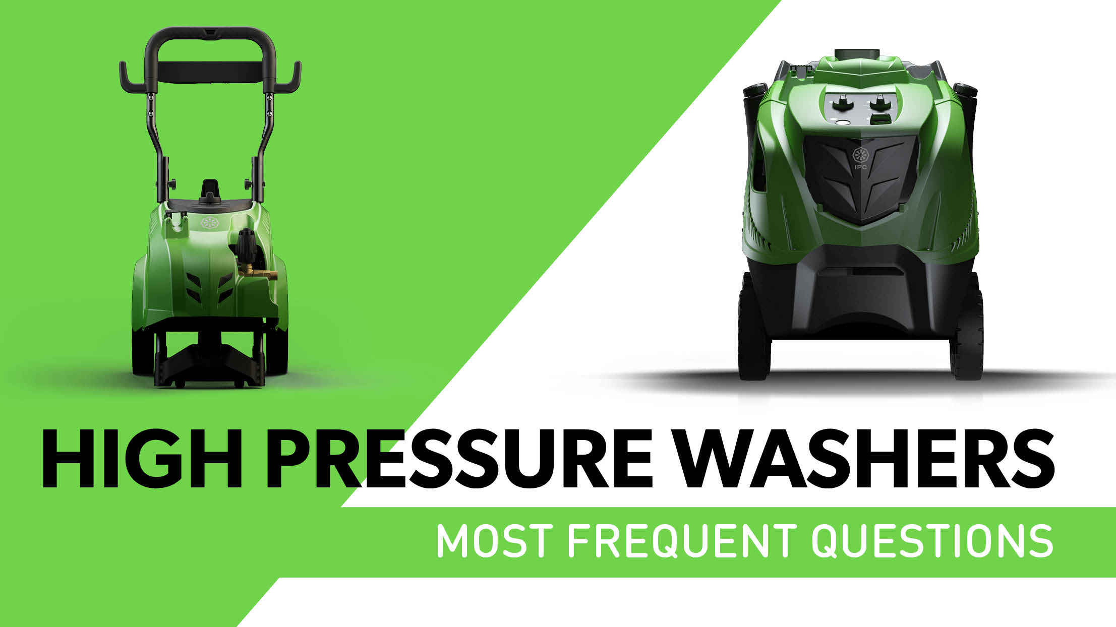 high pressure washers - most frequent questions